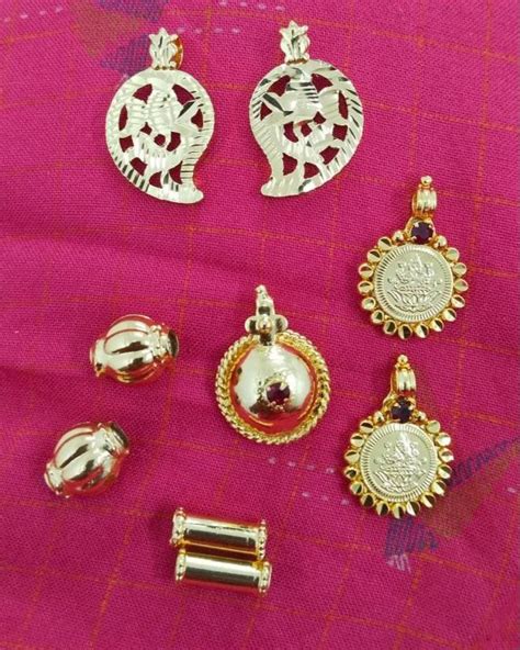 Indain Gold Plated Pottu Thali Item Not 916 Lazada