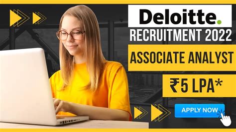 Deloitte Recruitment 2022 Associate Analyst Any Graduates Apply