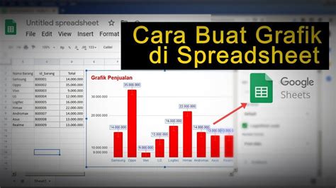 Cara Membuat Grafik Di Google Sheet Spreadsheet YouTube