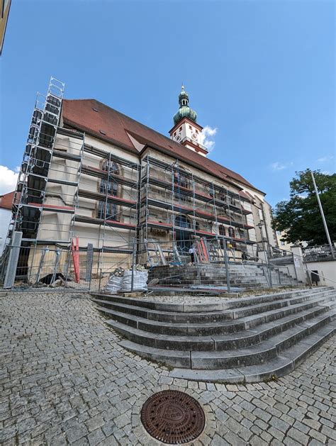 kath Kirche wird eingerüstet reinhardP Flickr