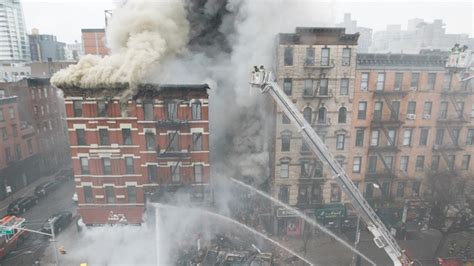 Blast and Building Collapse in NYC's East Village