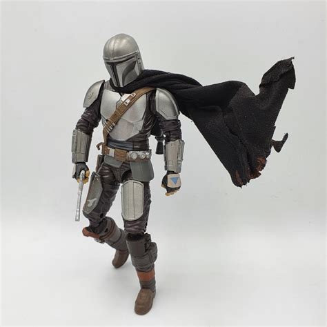 Mandalorian Cape Soft Goods Wire Cape Black Series Shf Upgrade