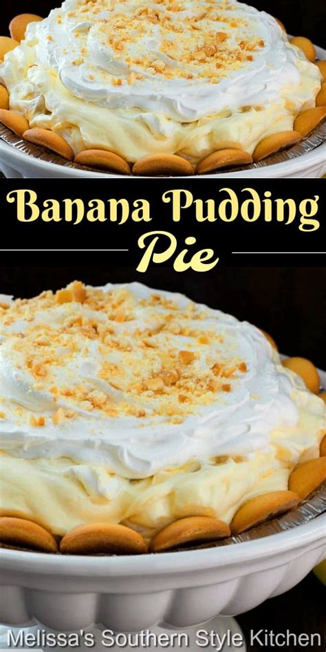 No Bake Banana Pudding Pie