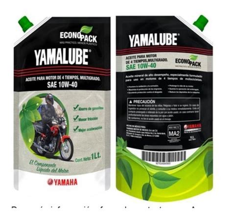 Aceite Yamalube Sae 10w 40 Mineral Multigrado Econopack 1 Lt Meses