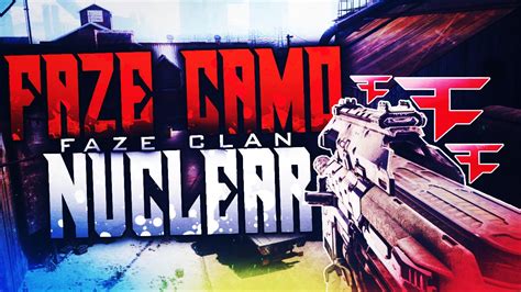 New Faze Clan Camo Nuclear New Faze Optic Camos Cod Bo Youtube