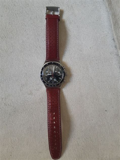 Rel Gio Swatch Vermelho Original Rel Gio Feminino Swatch Usado