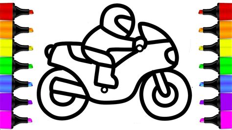 Easy Motorcycle Drawing at GetDrawings | Free download