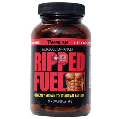 Twinlab Ripped Fuel Promo 60 Capsules 30 Gratuites