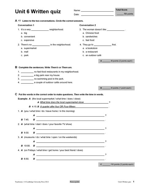 Touchstone 3b Quiz Resuelto 4
