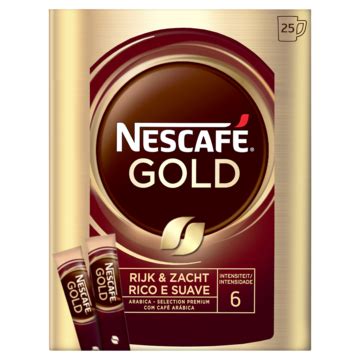 Nescafé Gold Oploskoffie 25 Stuks bestellen Koffie en thee Jumbo