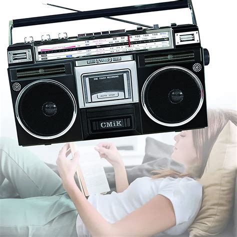 Retro Radio And Recorder With Amfmsw1sw2 Portable Cd Player Boomboxcassette Player And Fm