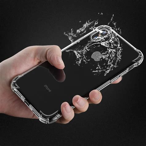 Anti Knock Soft Silicone Case For IPhone X Case IPhone 8 Cover TPU