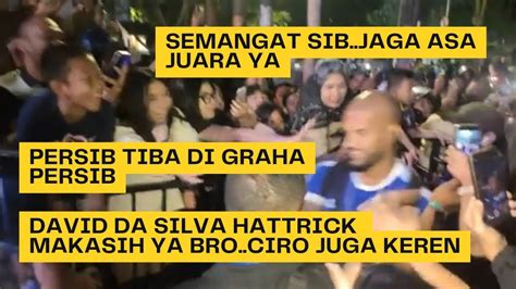 Live Bobotoh Sambut Persib Di Graha Persib David Da Silva Ga Ada Obat