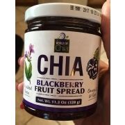 World Of Chia Chia Blackberry Fruit Spread Calories Nutrition