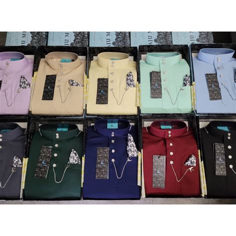 Baju Melayu Elrah Exclusive Slim Fit Baru 4 0 Raya 2023 Shopee Malaysia