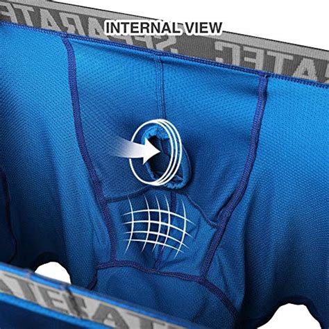 Separatec Mens Dual Pouch Underwear Active Mesh Cool Performance Long