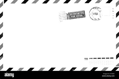 Old Postage Air Mail Envelope Background Stock Photo Alamy