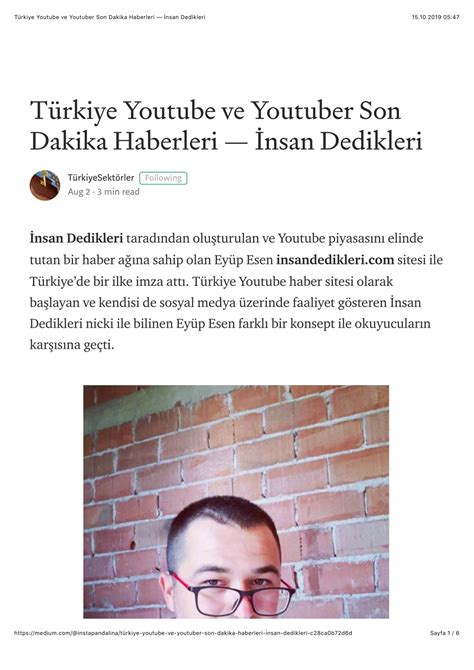 PPT İnsan Dedikleri Türkiye Youtube ve Youtuber Haberleri PowerPoint