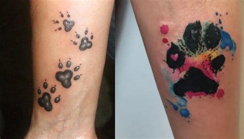 Tatuajes De Huellas De Perro Cu Nto Amas A Tu Mascota Tatuajes Wiki