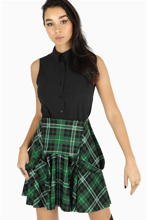 Tartan Slytherin Apron Dress Limited