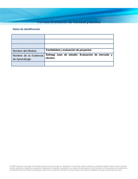 Fy Ep Ea Entrega Caso De Estudio Evaluaci N De Mercado Y T Cnico