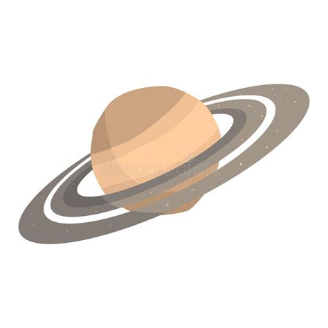 Ejemplo Del Vector De La Historieta Del Planeta De Saturn Ilustraci N