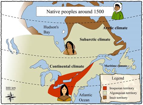 Iroquois Around 1500 Image Bank Societies And Territories Learn RÉcit