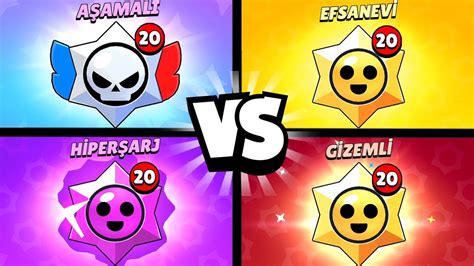 AŞAMALI STARR HEDİYESİ vs TÜM STARR HEDİYELERİ Brawl Stars YouTube