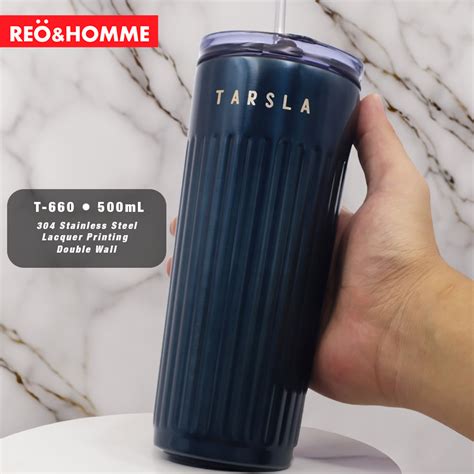 Jual Reo Homme Tumbler Coffee Cup Stainless Double Wall Ml