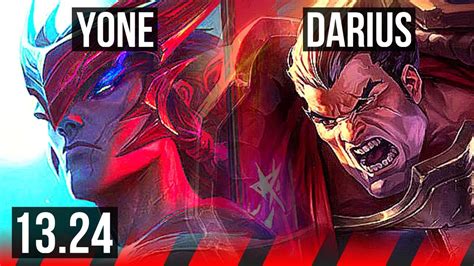 Yone Vs Darius Top 1011 6 Solo Kills Legendary 500 Games Kr