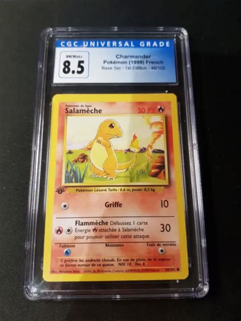 Carte Pokemon Salam Che Set De Base Edition Wizards Cgc