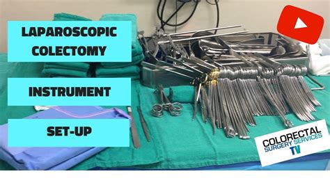 Laparoscopic Instrumentation Tools Needed To Perform A Colectomy Youtube