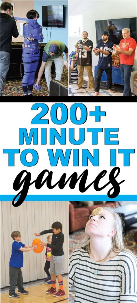 200 Hilarious Minute To Win It Games Everyone Will Absolutely Love