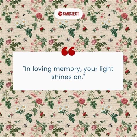 250+ Best Memorial Quotes to Honor Loved Ones - Personalized Gift Sandjest