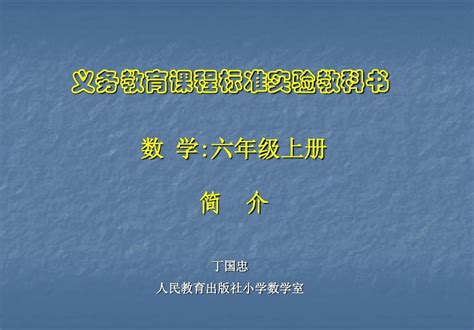 人教新课标六年级数学上、下册教材培训ppt文稿课件word文档在线阅读与下载无忧文档