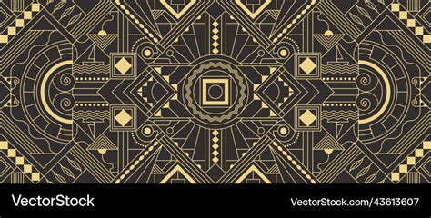 Abstract art deco geometric background Royalty Free Vector