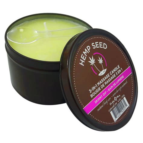 Earthly Body 3 In 1 Massage Candle Skinny Dip 170g ️ Worldcondoms