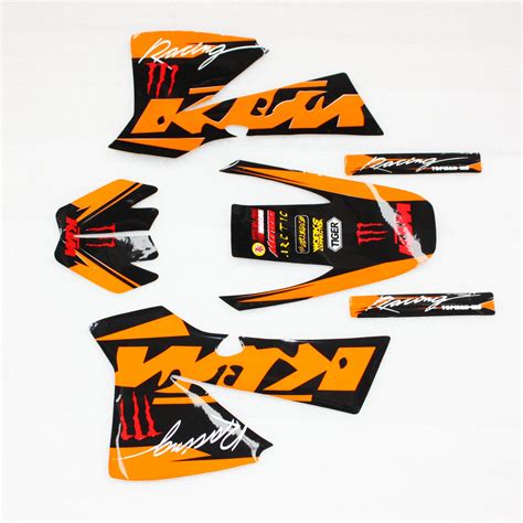 3m Ktm Decals Graphics Sticker Kit Ktm 50 Style Fairing Pit Pro Trail