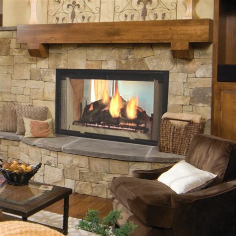 Majestic See Through Wood Burning Fireplace- DSR42 | HVACDirect.com