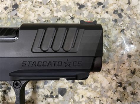 Staccato Cs New Wide Frame Dlc Barrel Flat Trigger Compact Sight Semi