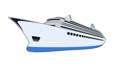 Cruise Ship Vector Illustration Vector Art At Vecteezy