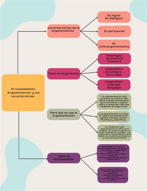 Cuadro Sin Ptico Del Razonamiento Argumentaci N Y Sus Caracter Sticas