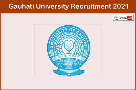 Gauhati University Recruitment 2021 Out Apply Online 38 Professor Jobs