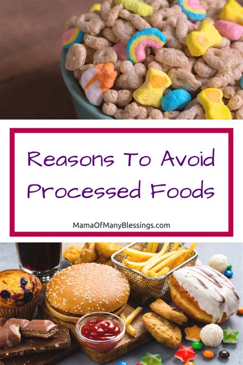 5 Reasons To Avoid Processed Foods