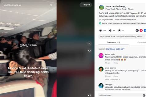 Viral Penumpang Pesawat Batik Air Ngamuk Karena Lampu Dan AC Mati