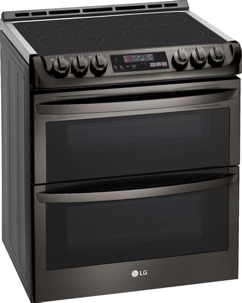 LG 7 3 Cu Ft Self Clean Slide In Double Oven Electric Smart Wi Fi