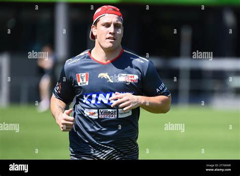 Jarrod Wallace Is Seen During A Nrl Dolphins Training Session At Kayo