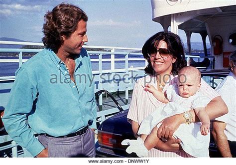 Evgenia Gl Dec 30 2002 Athina Onassis And Father Thierry Roussel Credit Image © Globe Photos