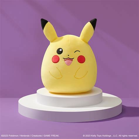 Kelly Toy Squishmallows Original Inch Pokemon Winking Pikachu Medium