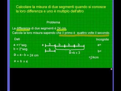 Problemi Con I Segmenti Multiplo Differenza YouTube